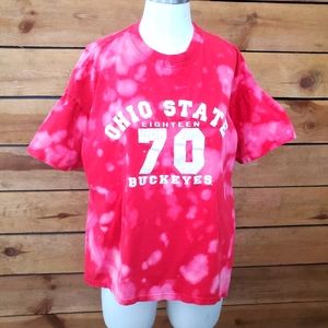 🔥 Reverse tie dye Ohio State top